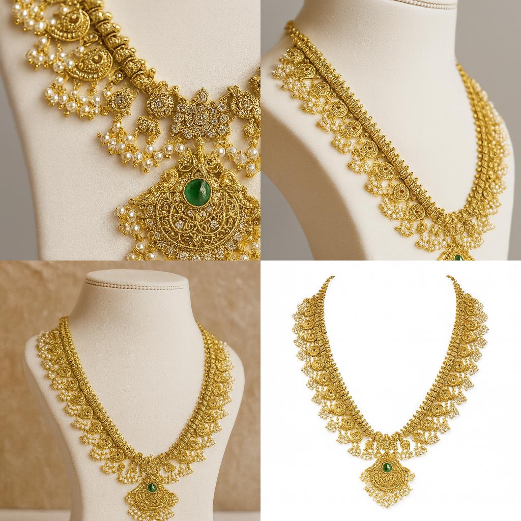 18k Gold Plated Heart Charm Necklace Elegant Sparkles